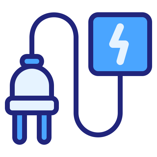 elektrizität Generic Blue icon