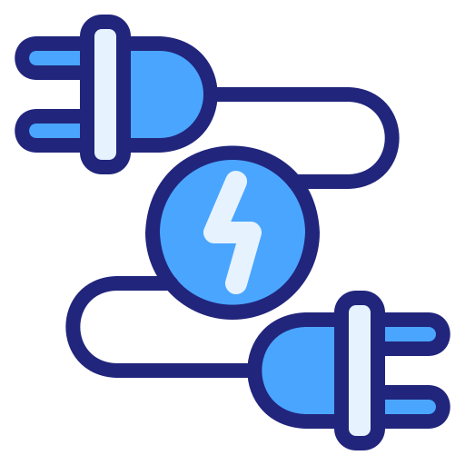 Plug Generic Blue icon