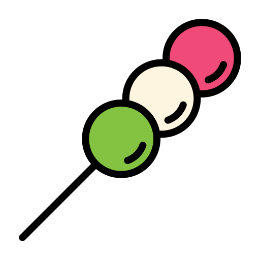 だんご Generic Outline Color icon