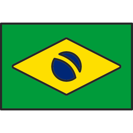 brasil Generic Outline Color Ícone