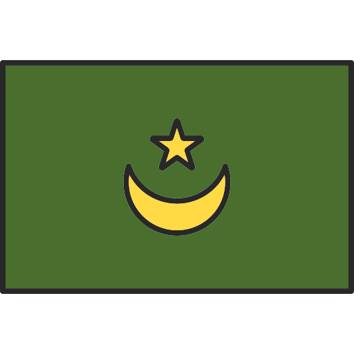 mauritânia Generic Outline Color Ícone