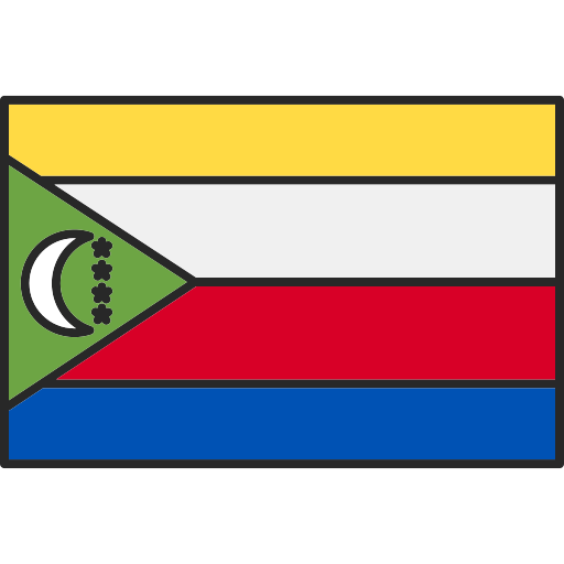 Comoros Generic Outline Color icon