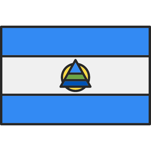 Nicaragua Generic Outline Color icon