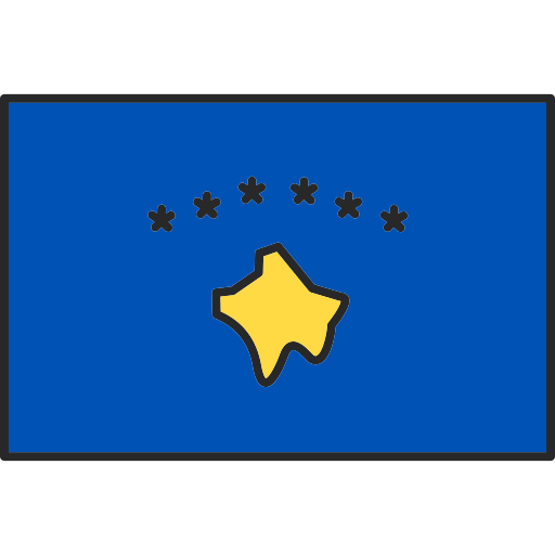 kosovo Generic Outline Color icona