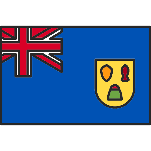 Turks and caicos Generic Outline Color icon