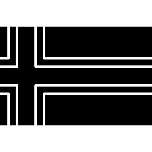 aland-eilanden Generic Glyph icoon