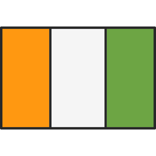 wybrzeże kości słoniowej Generic Outline Color ikona