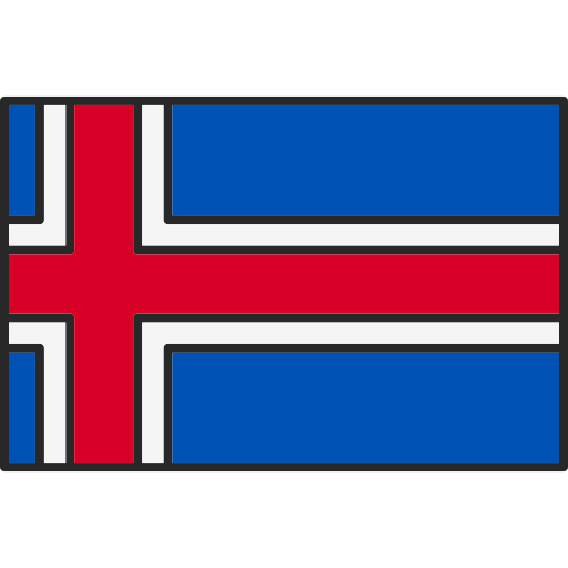 Iceland Generic Outline Color icon