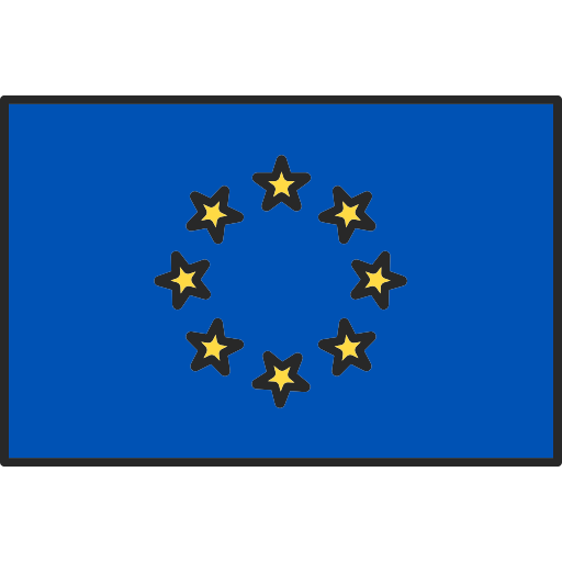 europeese unie Generic Outline Color icoon
