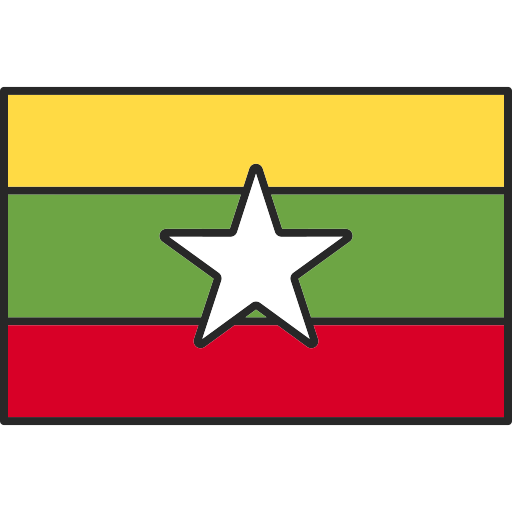 myanmar Generic Outline Color ikona
