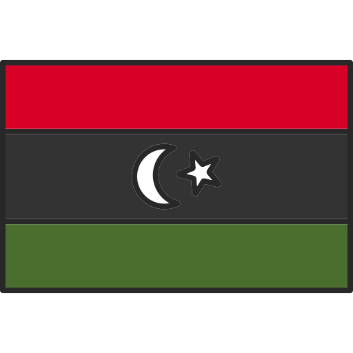 libye Generic Outline Color Icône