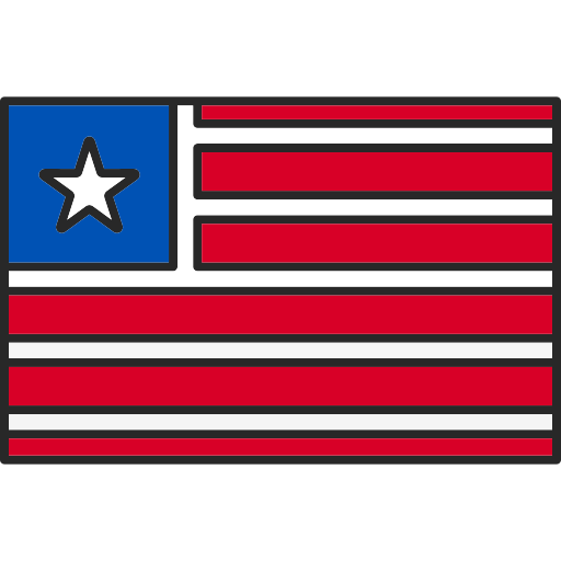 Liberia Generic Outline Color icon