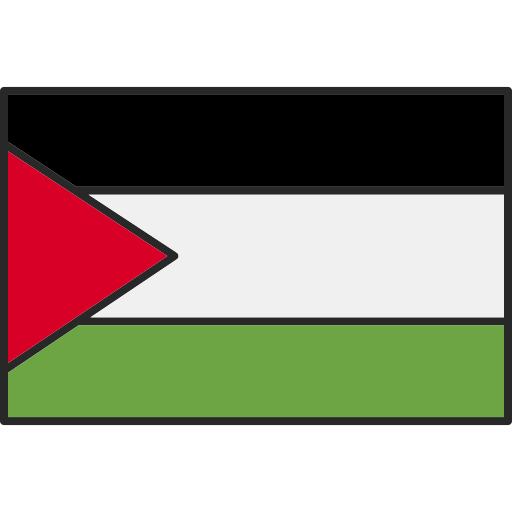 パレスチナ Generic Outline Color icon