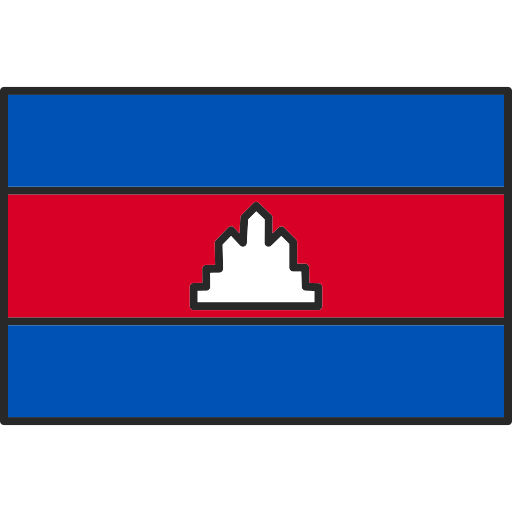 cambogia Generic Outline Color icona