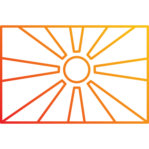 república de macedonia Generic Gradient icono