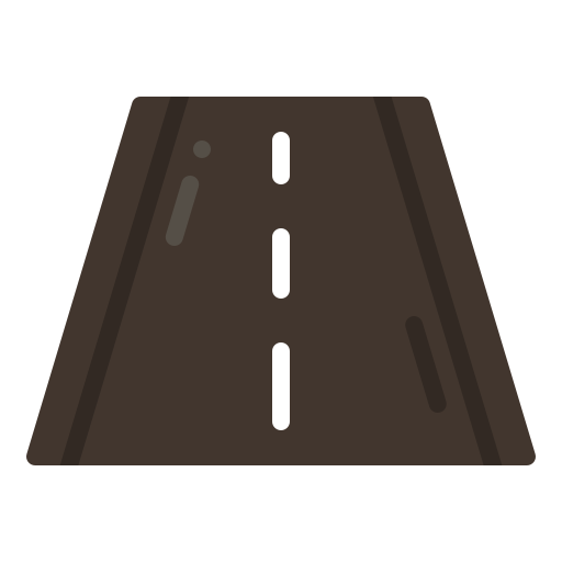la carretera Generic Flat icono