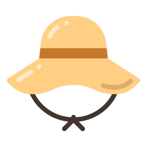 cappello da sole Generic Flat icona