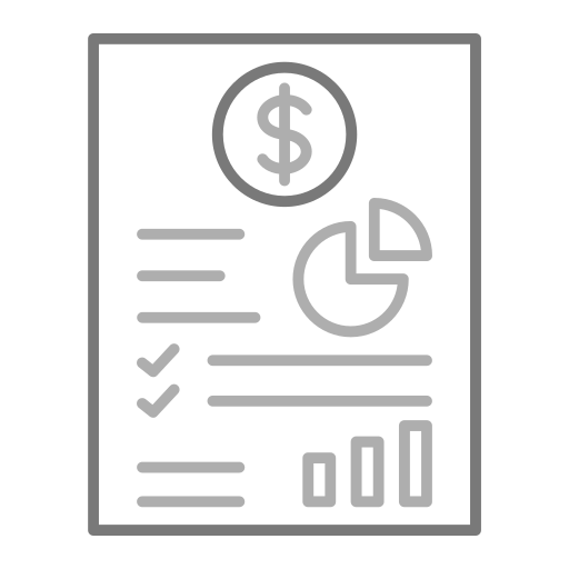 Business report Generic Grey icon