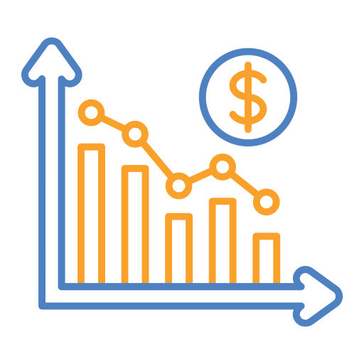 tabla de crecimiento Generic Outline Color icono