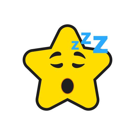 Sleepy Generic Outline Color icon