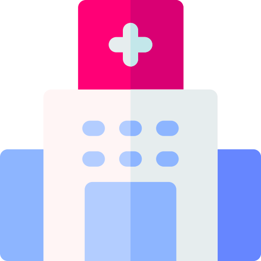 Hospital Basic Rounded Flat icon