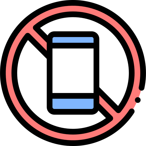 kein handy Detailed Rounded Lineal color icon