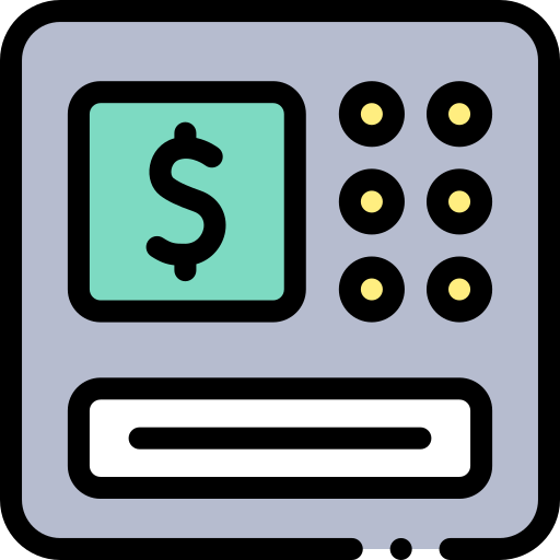 ＡＴＭ Detailed Rounded Lineal color icon