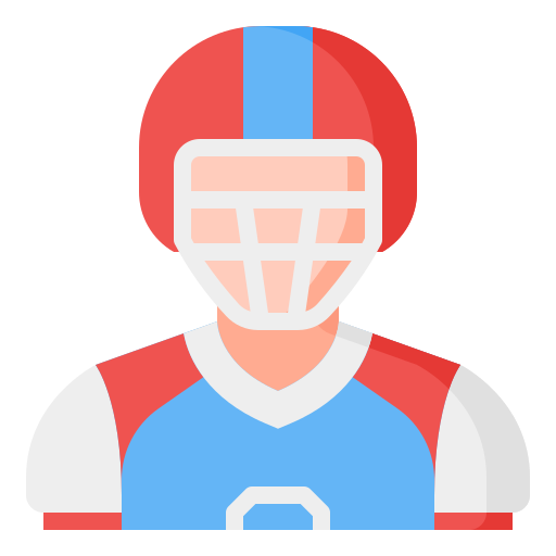 jugador de fútbol americano Generic Flat icono