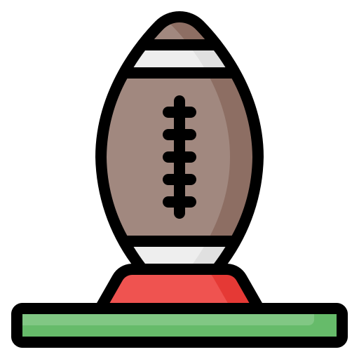 Free kick Generic Outline Color icon