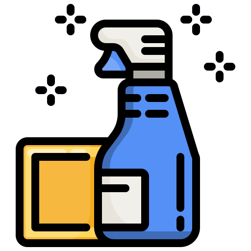 spray detergente Generic Outline Color icona