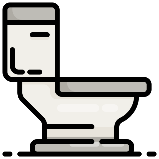 toaleta Generic Outline Color ikona
