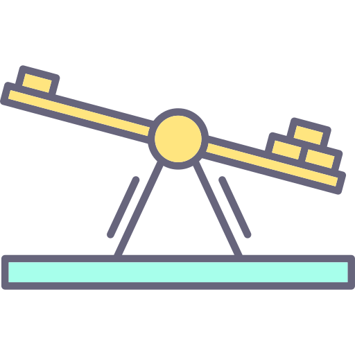 Seesaw Generic Outline Color icon