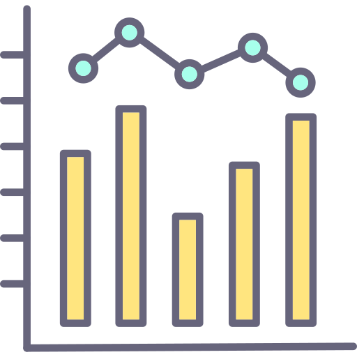 histogram Generic Outline Color ikona