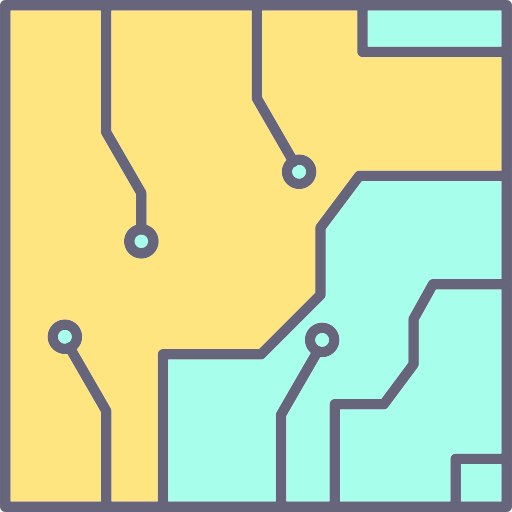 circuito elettrico Generic Outline Color icona