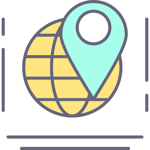 지도 및 위치 Generic Outline Color icon