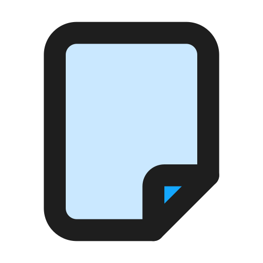 紙 Generic Outline Color icon