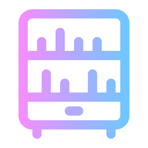 Étagère à livres Generic Gradient Icône