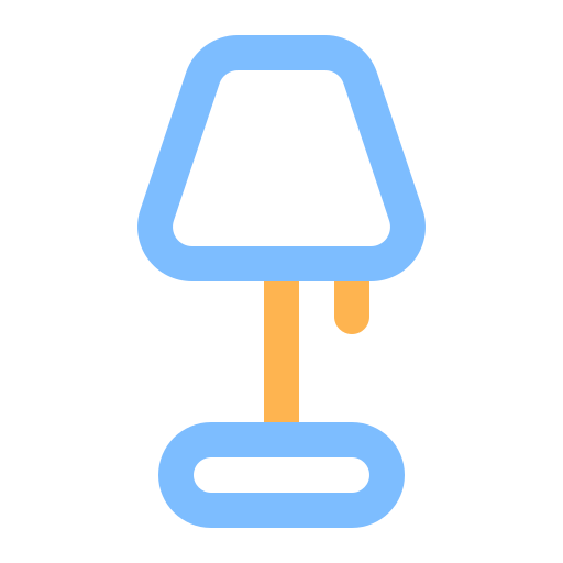 lámpara de mesa Generic Outline Color icono