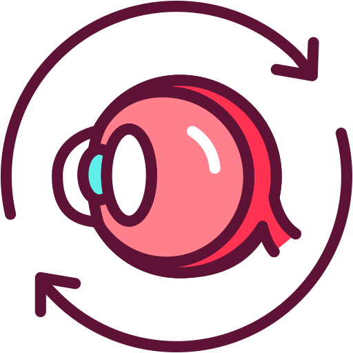 Eye ball Generic Outline Color icon