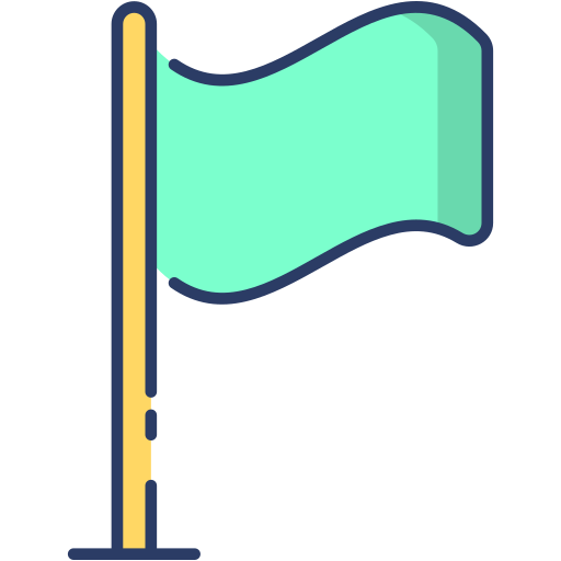 flaga Generic Outline Color ikona
