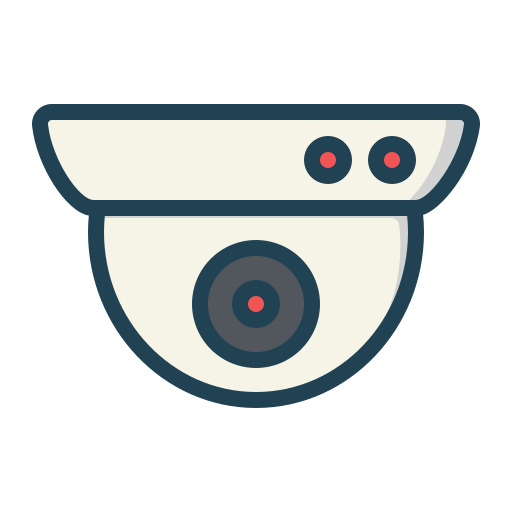 kamera monitorująca Generic Outline Color ikona