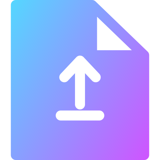 ファイル Generic Flat Gradient icon