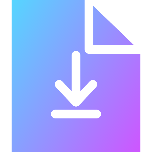 archivo Generic Flat Gradient icono
