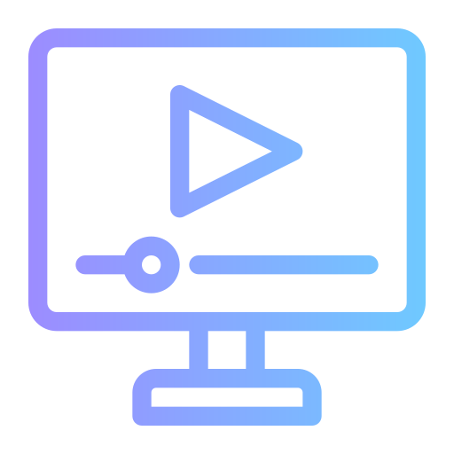 Video lesson Generic Gradient icon