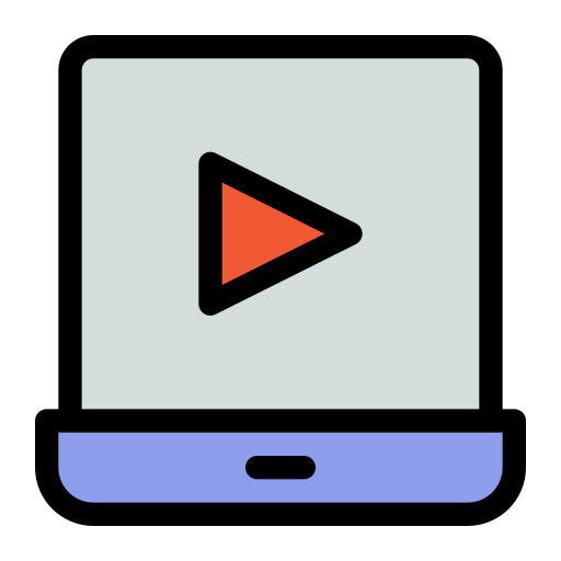 videoles Generic Outline Color icoon