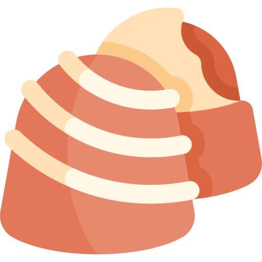 dulces Kawaii Flat icono