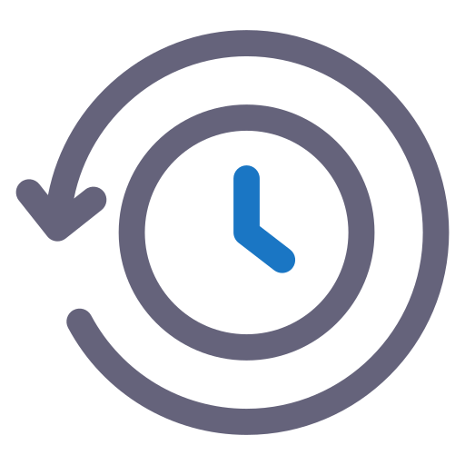 Rewind time Generic Outline Color icon