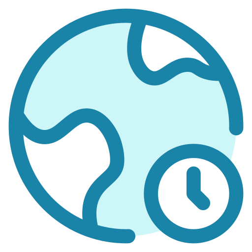 weltzeit Generic Blue icon