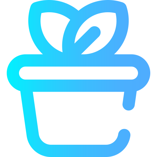 Plant Super Basic Omission Gradient icon