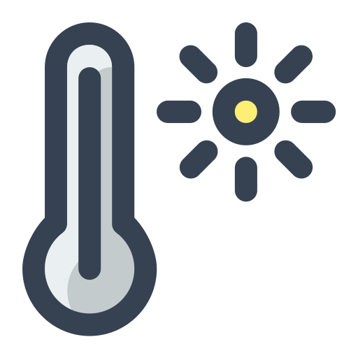 temperatur heiß Generic Outline Color icon